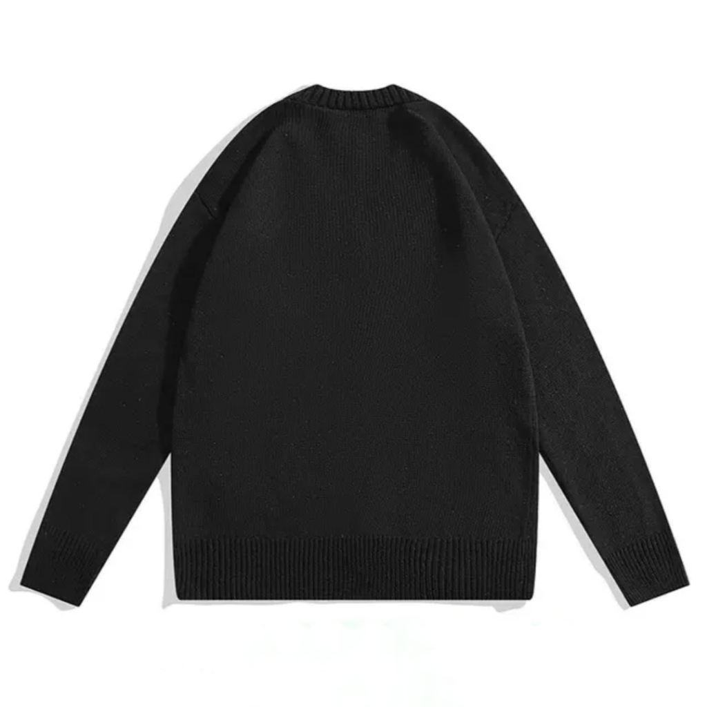 Áo Khoác Cardigan Len Chữ Thập Chrome, Unisex, Form Rộng, Dày Dặn, D427