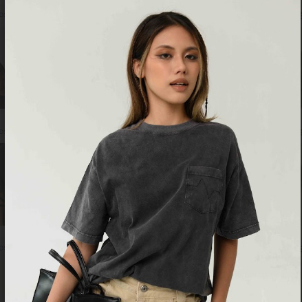 Áo thun unisex basic NAIVETE chất liệu cotton cao cấp