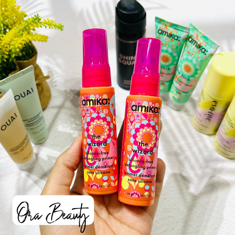 Xịt lót dưỡng tóc bảo vệ nhiệt Amika The Wizard Detangling Hair Primer