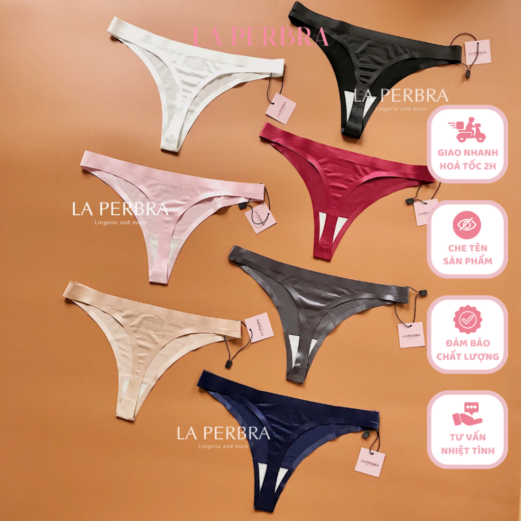 Lk08 | Quần Lót Nữ Sexy Quần Lọt Khe Lụa Bóng Mềm Mịn Không Hằn Viền La Perbra