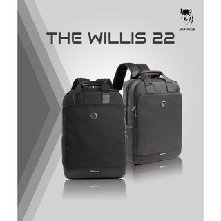 Balo Laptop Thời Trang Cao Cấp Thương Hiệu Mikkor The willis màu đen Bảo Hành 5Năm
