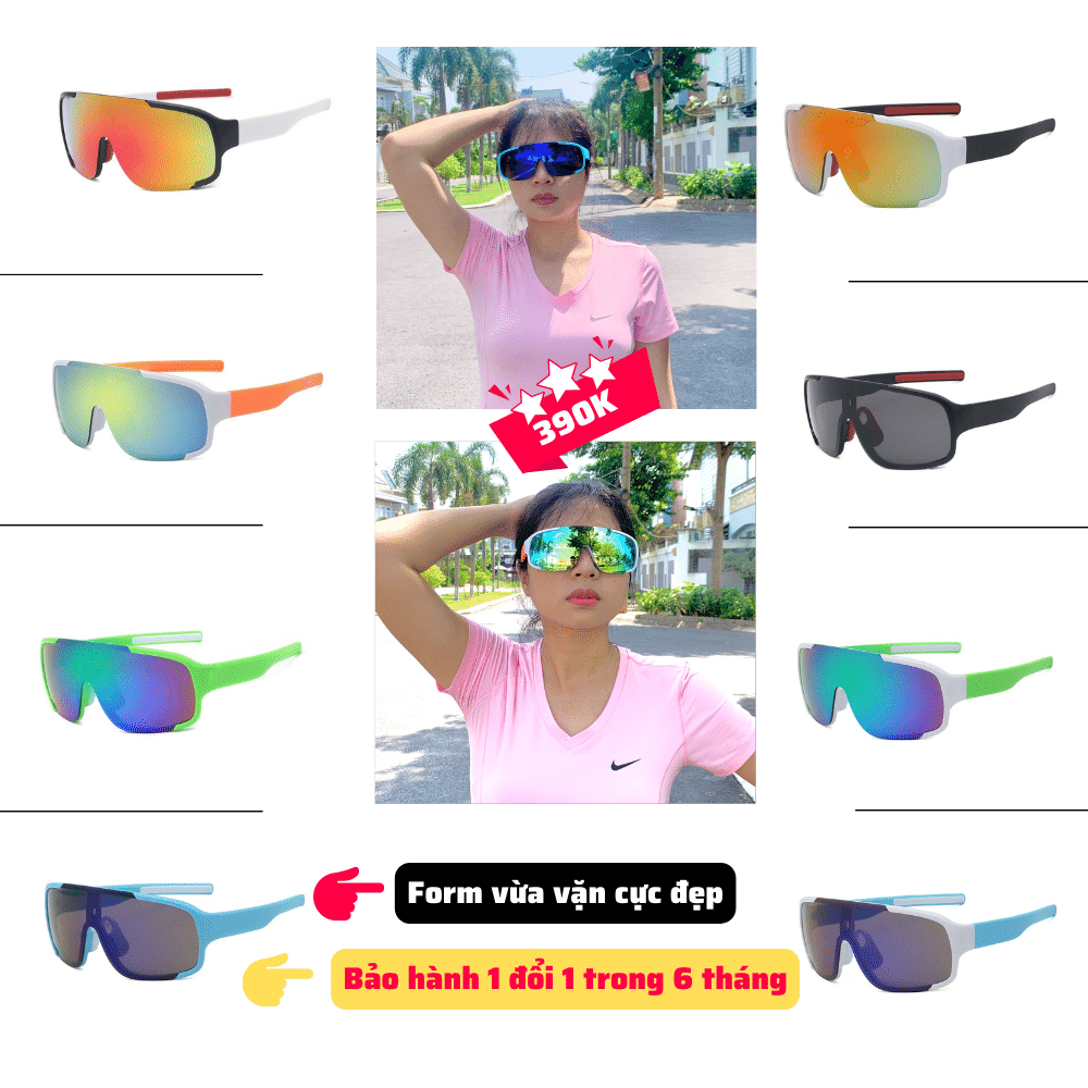 Kính thể thao , kính chạy bộ thời trang nhiều mẫu mã - Mắt Kính Xịn