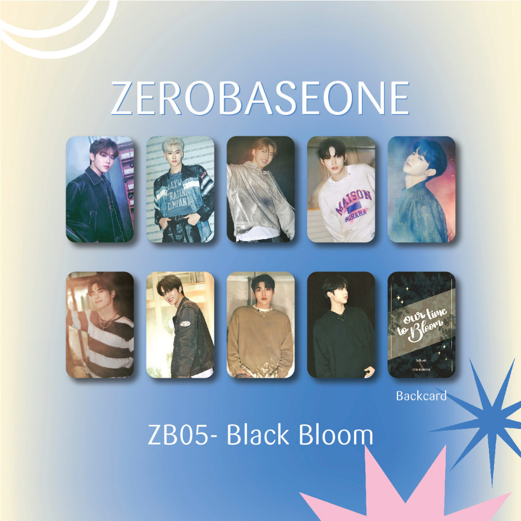 Summer30-  Set 9 card bo góc ZeroBaseOne Zb1