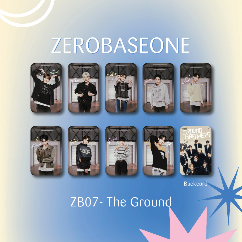Summer30-  Set 9 card bo góc ZeroBaseOne Zb1