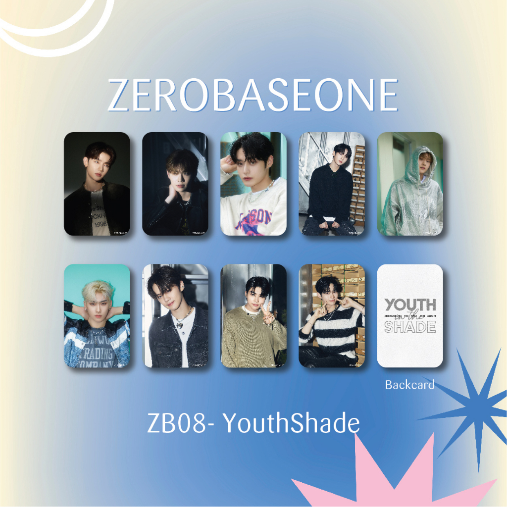 Summer30-  Set 9 card bo góc ZeroBaseOne Zb1