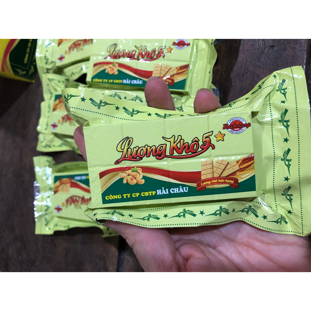 Hộp 10 thanh lương khô 5 sao Hải Châu cao cấp