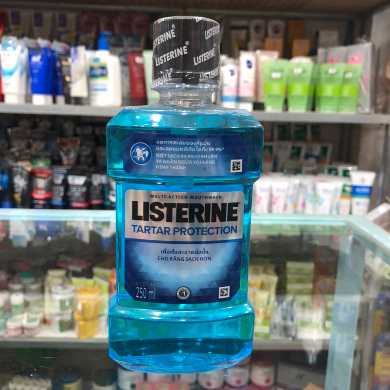 Nước Súc Miệng Listerine Diệt Khuẩn, Giữ Hơi Thở Thơm Mát, Làm Trắng Sáng Răng 250ml