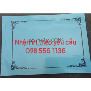Sổ chấm công a4 nhân viên