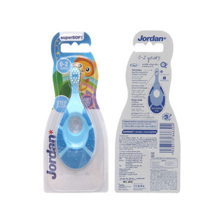 Bàn chải đánh răng Jordan Step 1 (0-2 tuổi), Lông siêu mềm
