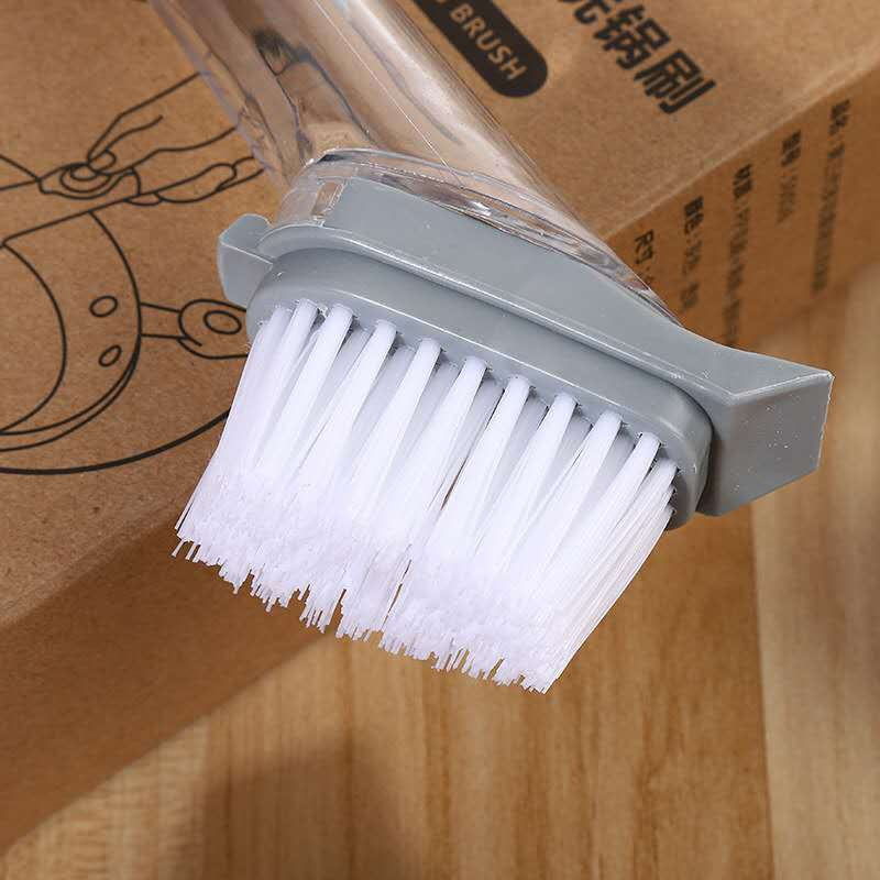 Chổi Rửa Chén Bát Thông Minh, Dụng Cụ Rửa Bát Đĩa 2in1 Đa Năng Có Hộp Chứa Dầu Tiện Lợi