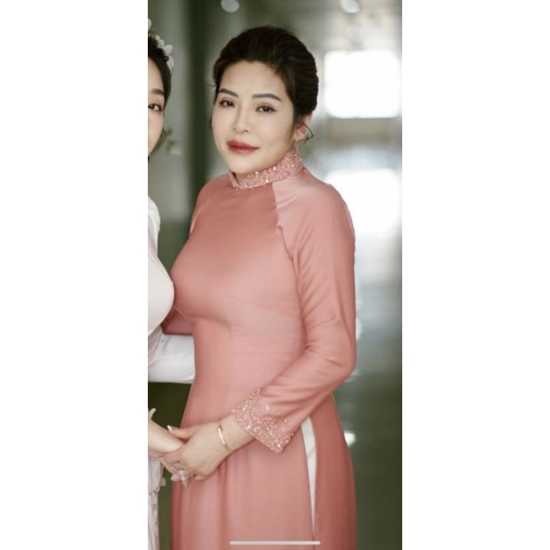 Áo dài tiệc trung niên sui gia có bigsize