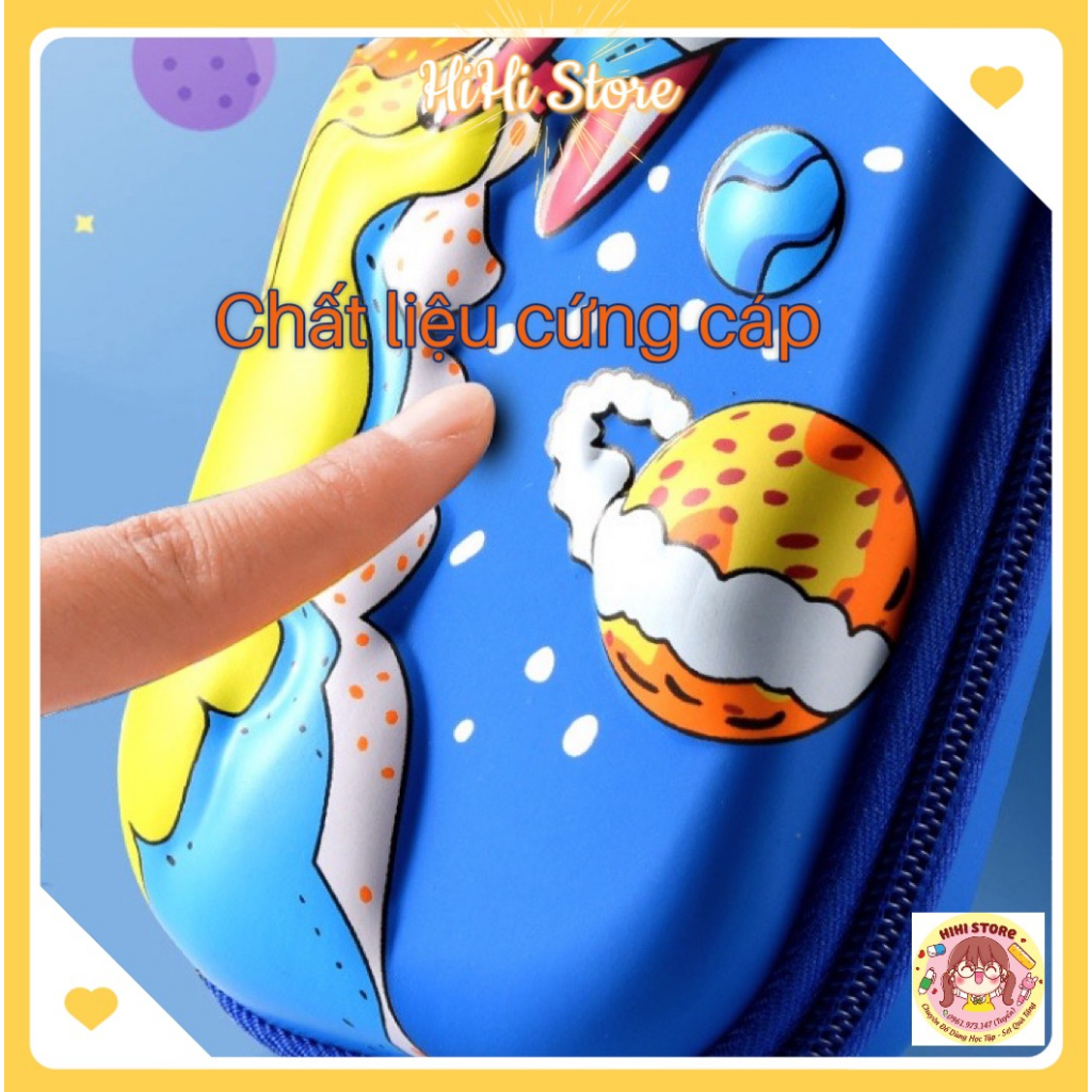 Hộp Bút 3D Siêu Nhẹ, Chống Thấm Nước Nhiều Hình Dáng Đẹp, Đáng Yêu