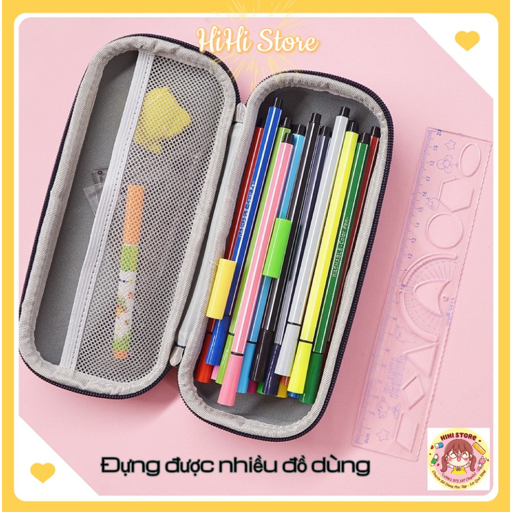 Hộp Bút 3D Siêu Nhẹ, Chống Thấm Nước Nhiều Hình Dáng Đẹp, Đáng Yêu