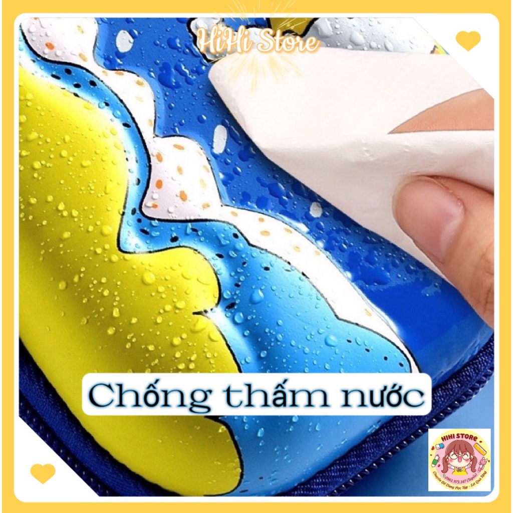 Hộp Bút 3D Siêu Nhẹ, Chống Thấm Nước Nhiều Hình Dáng Đẹp, Đáng Yêu