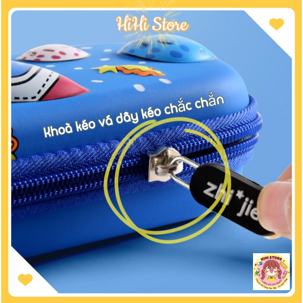 Hộp Bút 3D Siêu Nhẹ, Chống Thấm Nước Nhiều Hình Dáng Đẹp, Đáng Yêu