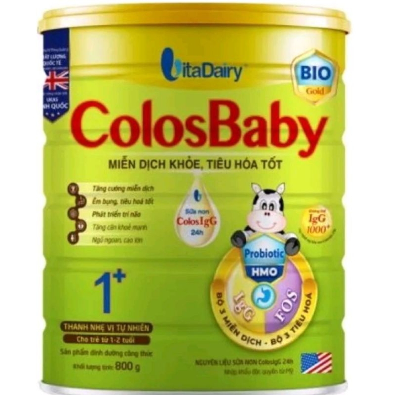 Sữa Bột Colosbaby Bio Gold 0+ 800g - Date 2025