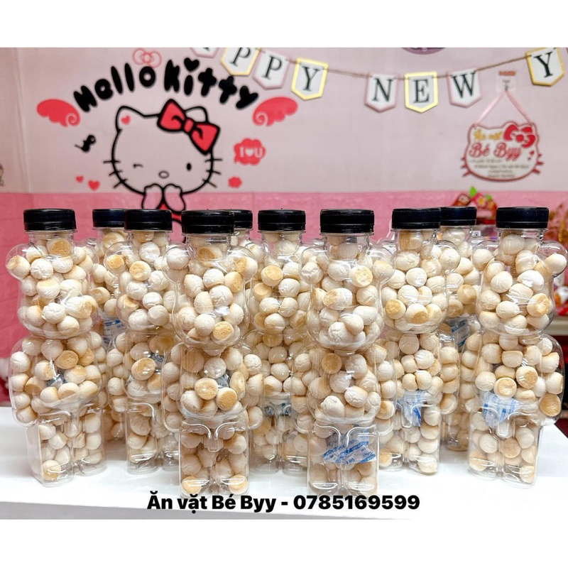 Bánh Men Bi Sữa Chai Gấu Bearbrick Cute