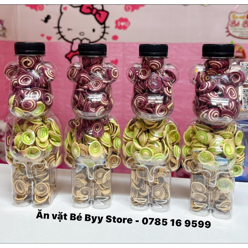 Tai Heo Nhí Mix 3 Vị - Chai Gấu Bearbrick 220G