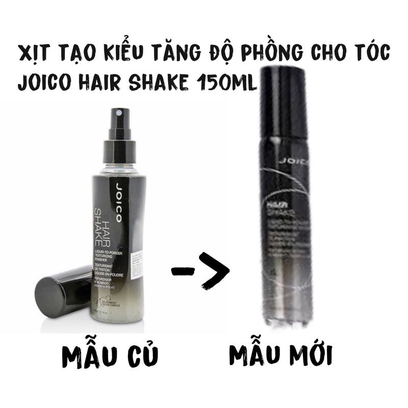 XỊT TẠO KIỂU VÀ TĂNG ĐỘ PHỒNG TỨC THÌ CHO TÓC JOICO HAIR SHAKE 150ml