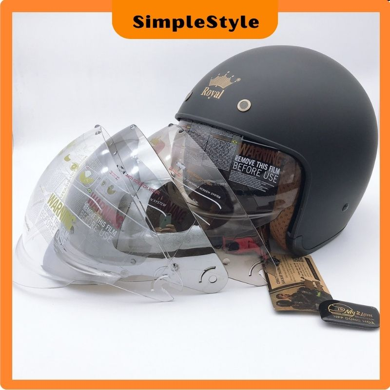 KÍNH ROYAL M139 , Kính âm rời thay thế cho mũ bảo hiểm Royal M139  Kính CHÍNH HÃNG