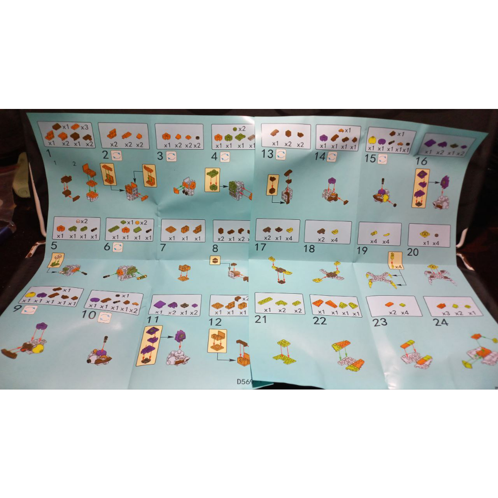 Đồ Chơi Lắp Ráp Robot Đại Chiến Zombie, Đồ Chơi Giáo Dục Mini Kết Hợp 4in1, Phiên Bản D569, Hộp Size 19cm 07063