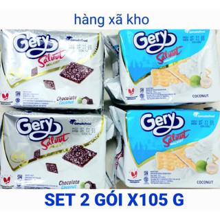 set 2 gói (210gr) bánh quy gery dừa socola indonesia, date:11_23