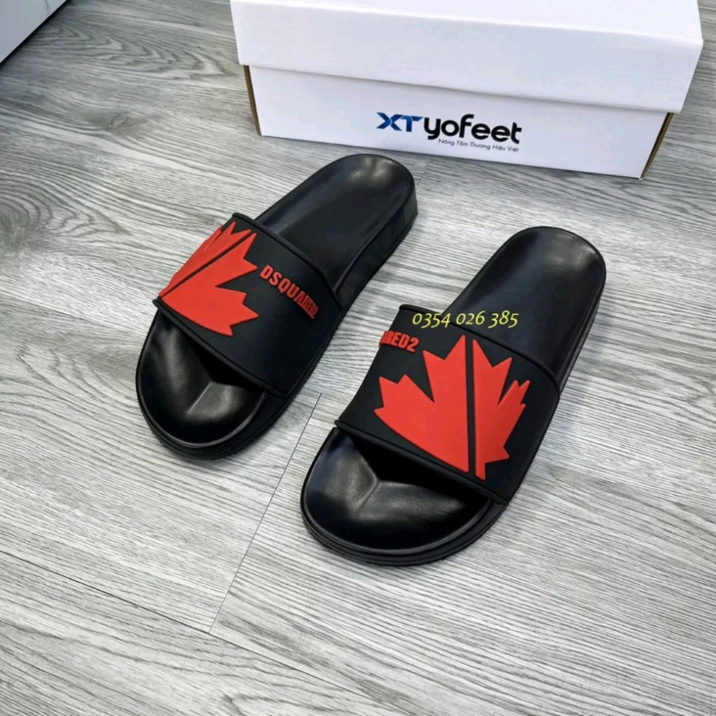 Dép nam quai ngang DSQ hình chiếc lá, dép nhìn rất thời thượng được các bạn trẻ hay dùng