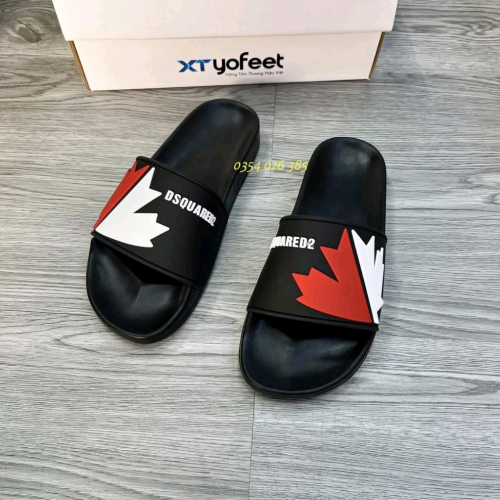 Dép nam quai ngang DSQ hình chiếc lá, dép nhìn rất thời thượng được các bạn trẻ hay dùng