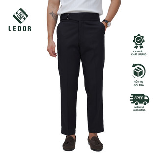 Quần tây âu nam cạp cao ledor sidetab d form regular fit
