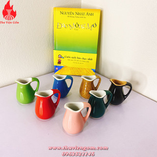 Bình sữa bình đường gốm sứ Bát Tràng bình rót sữa quán coffee nhà hàng