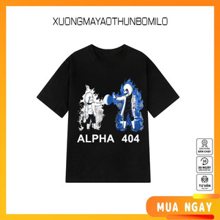 Áo thun undertale sans 404 unisex phông tay ngắn
