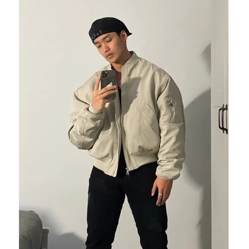 Áo khoác bomber nam cao cấp 2 lớp hàng loại 1 phong cách trẻ trung