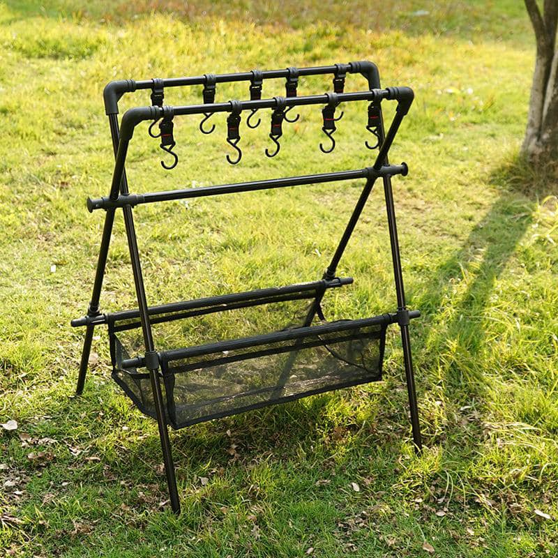 Gía Treo Dụng cụ nấu ăn gập gọn STMAN 10 móc treo chắc chắn cứng cáp, chịu tải trọng tối đa 20kg