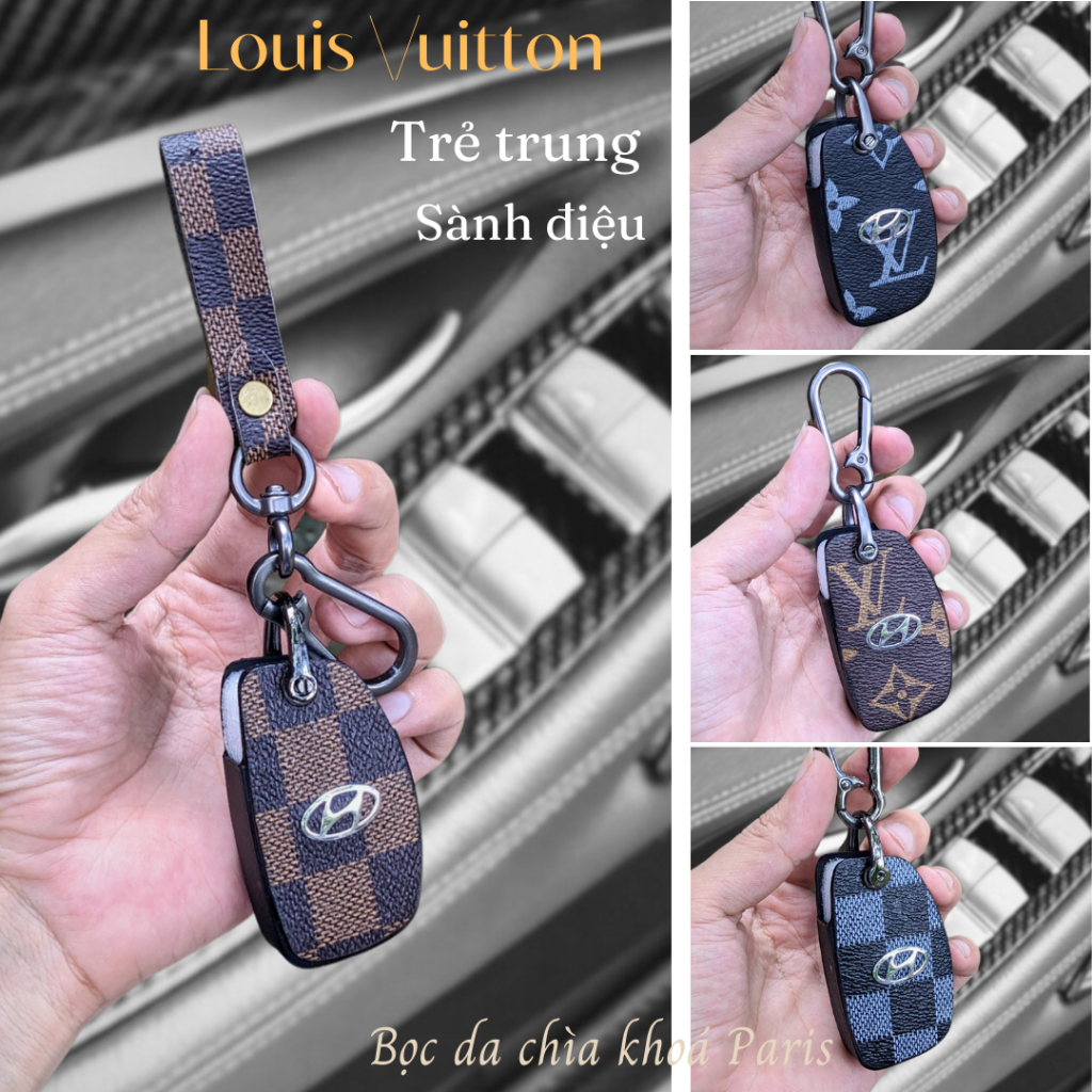 Bọc chìa khoá Hyundai i10 Tucson Elantra sang trọng, bao da ốp chìa khoá ô tô i10 Tucson Elantra trẻ trung