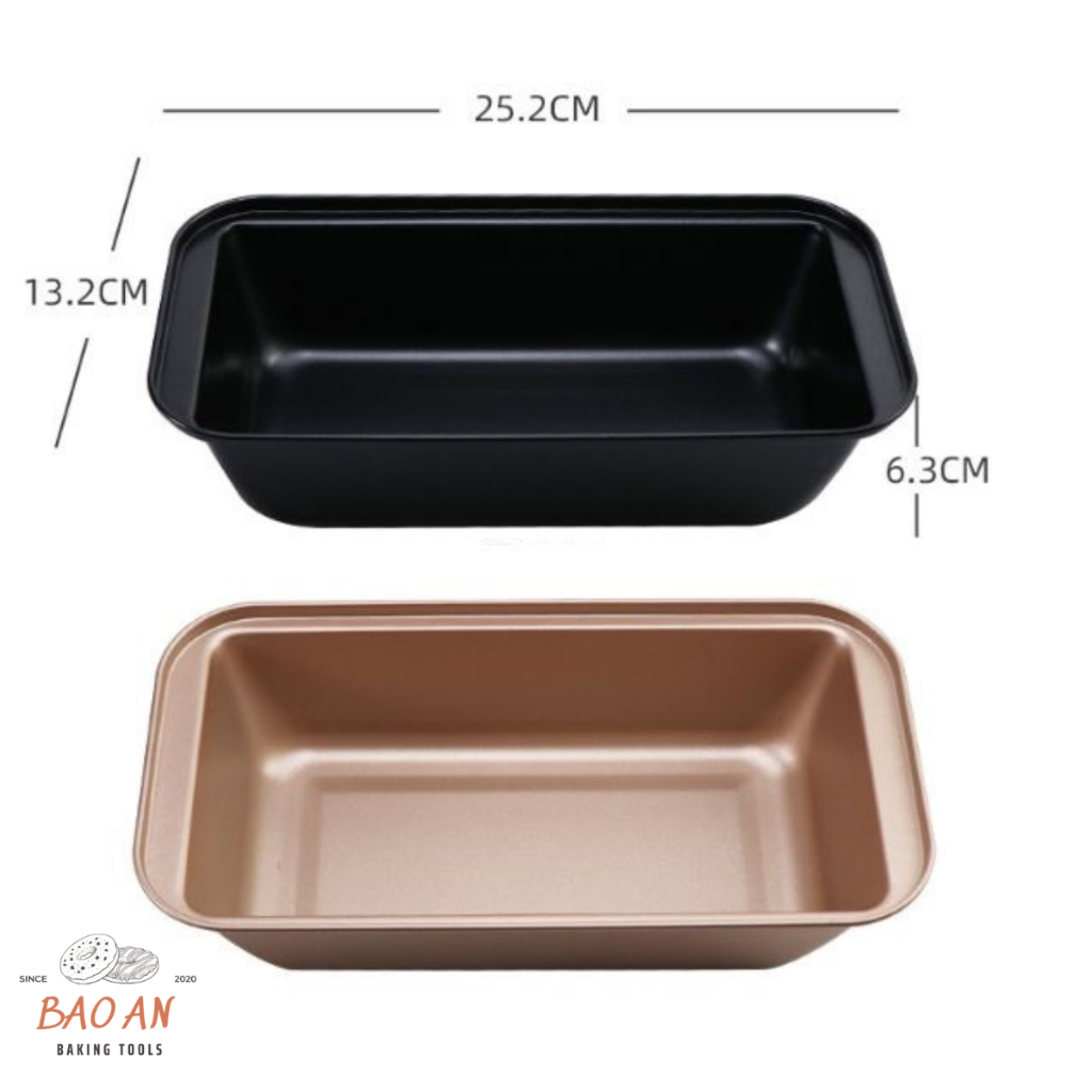 Khuôn loaf, khuôn bánh mì, bánh ngọt hình chữ nhật chống dính