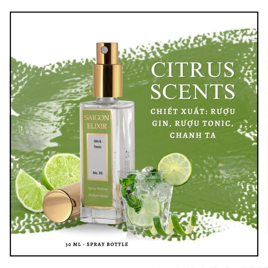 Nước hoa cao cấp Saigon Elixir Gin&Tonic