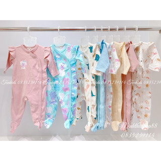 Body sleep body cotton dài tay hiệu Yampi xuất xịn 3-24m