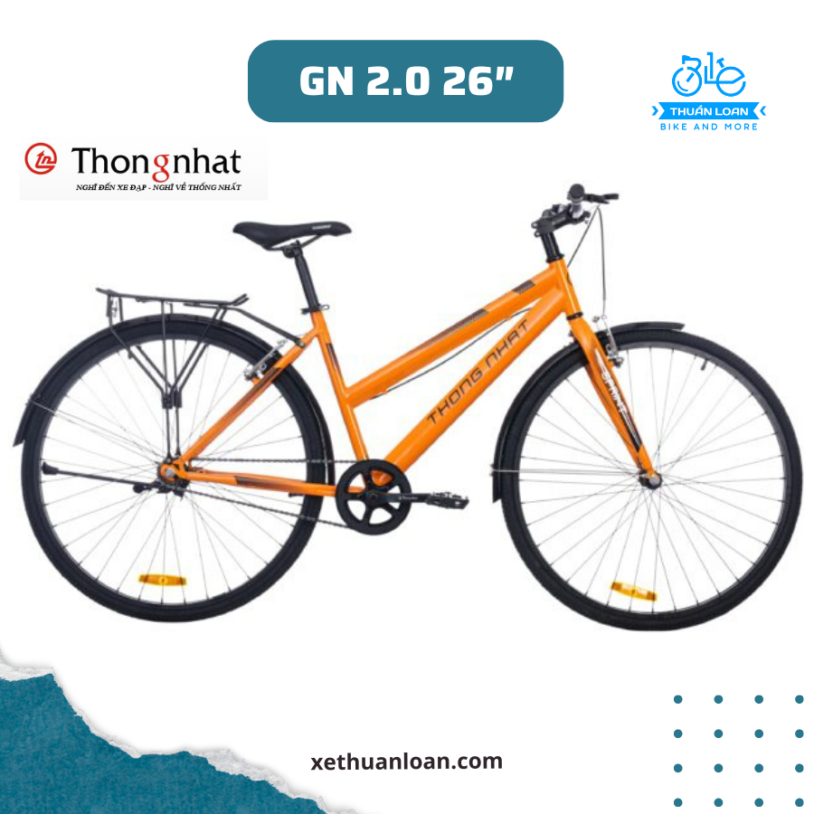 Xe Đạp Thể Thao Thống Nhất GN 2.0 26" Tặng Ngay Phụ Kiện Cao Cấp