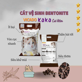 Cát vệ sinh mèo kaka 9lit( caffe)