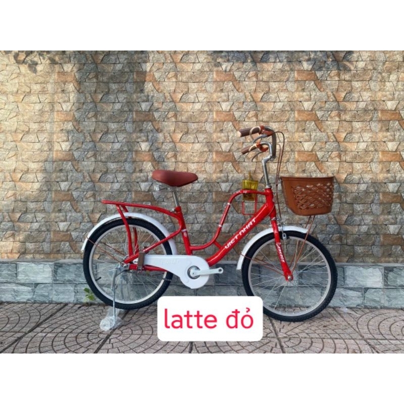 Xe đạp Việt Nhật LATTE mẫu mới 24-26 inh có chỗ để bình nước