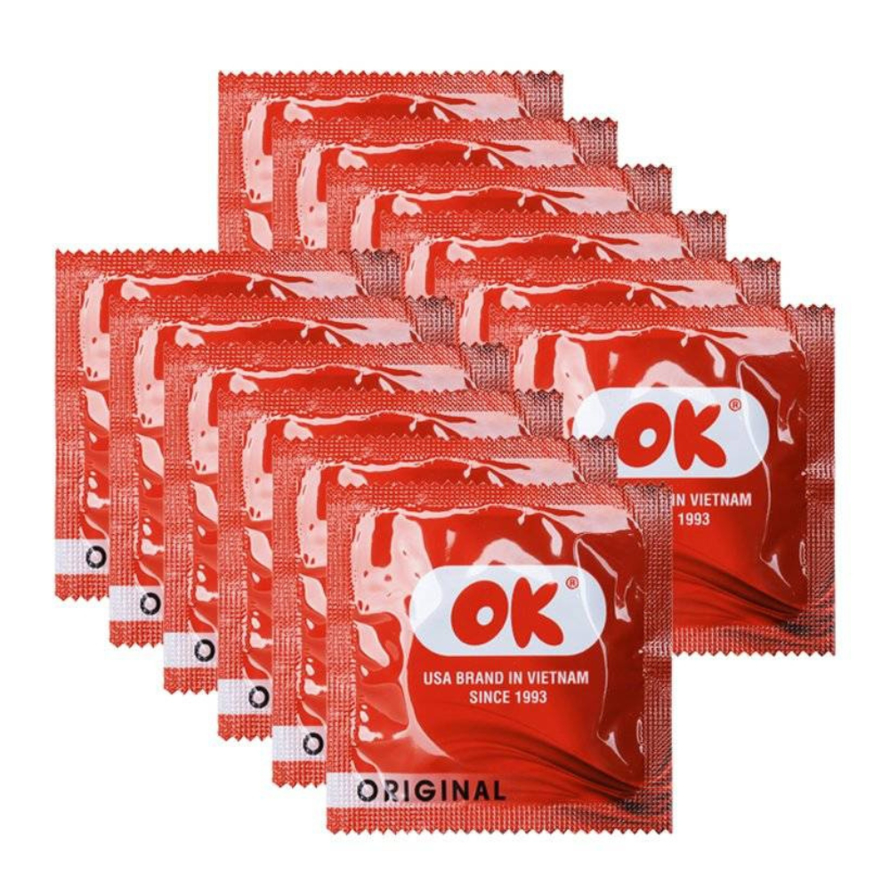 Bao Cao Su OK Original không mùi chính hãng Hộp 12 bcs