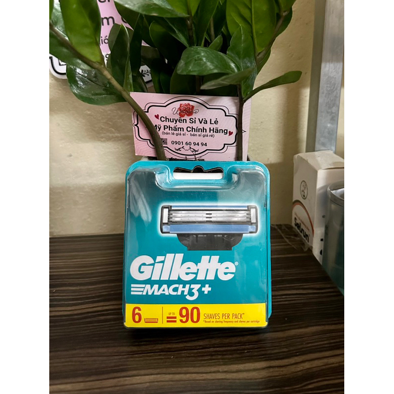 Hộp 6 LƯỠI DAO CẠO RÂU GILLETTE MATCH3+