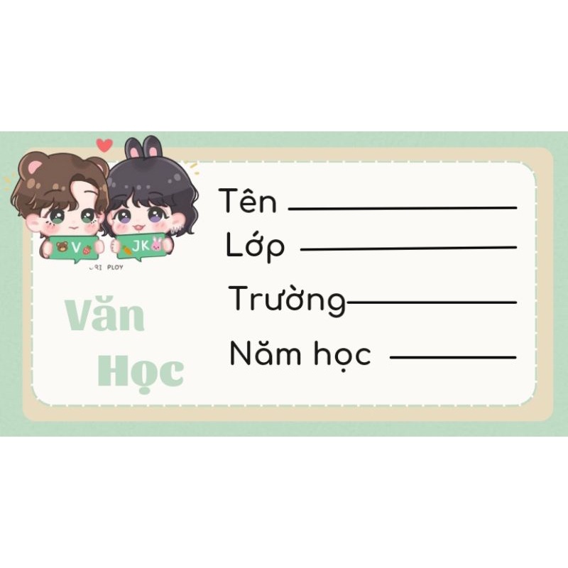 Nhãn vở Bangtan,Opt Taekook,Yoonmin,Namjin,Hopemin