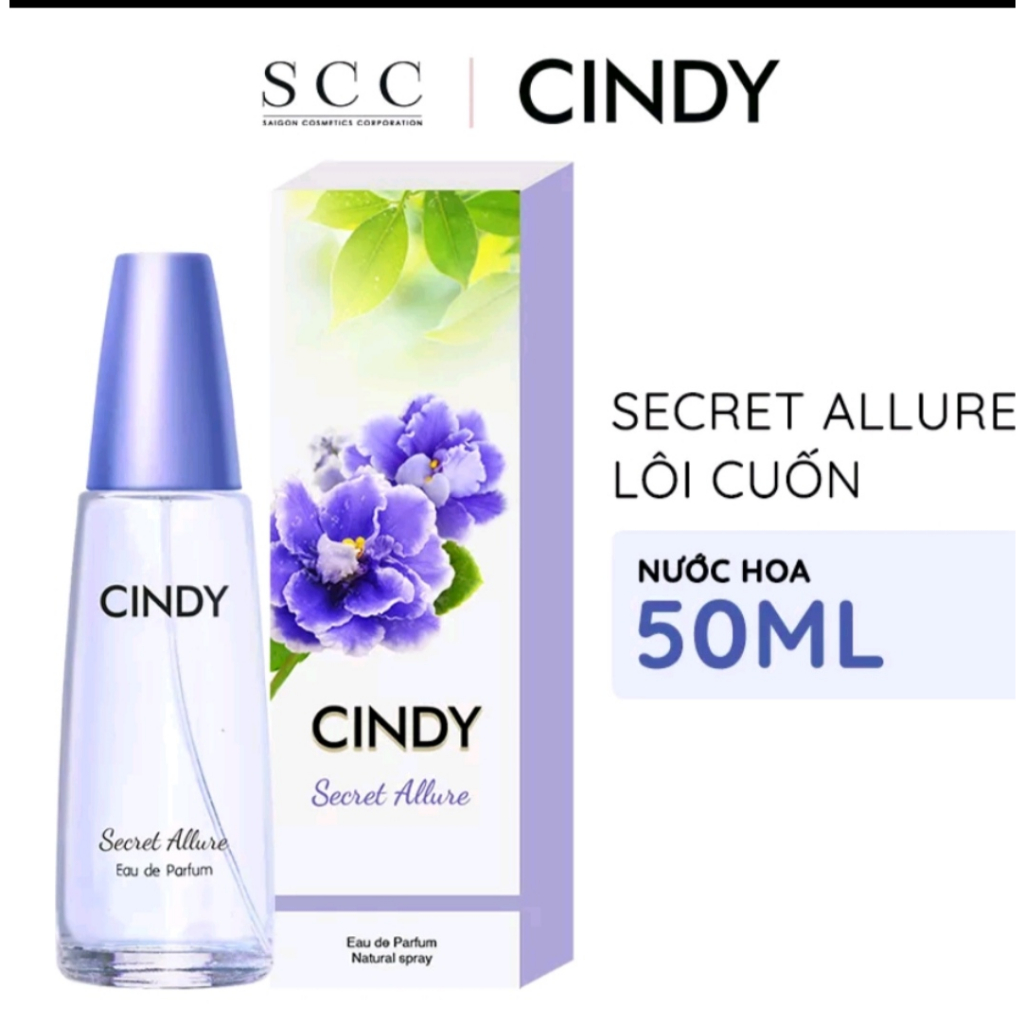 NƯỚC HOA CINDY 5 MÙI HƯƠNG NGỌT NGÀO, DỊU DÀNG, LÔI CUỐN, SANG TRỌNG, QUÝ PHÁI 50ML.