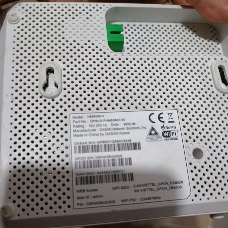 Modem Viettel H646GM-Vv Hai Băng Tần 2.4G và 5G
