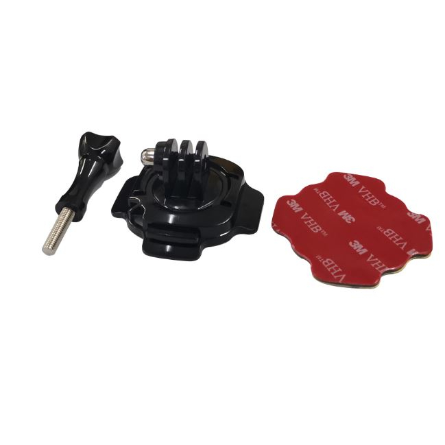 Mount dán nón chỉnh 360 độ gắn GoPro, Action Cam kèm keo 3m siêu dinh