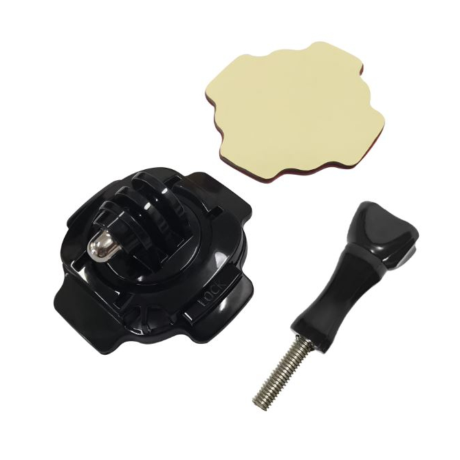 Mount dán nón chỉnh 360 độ gắn GoPro, Action Cam kèm keo 3m siêu dinh