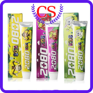 Kem đánh răng trẻ em cao cấp hàn quốc 2080 - hương táo, dâu,chuối