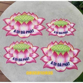 HÌNH DÁN HOA SEN A DI ĐÀ PHẬT
