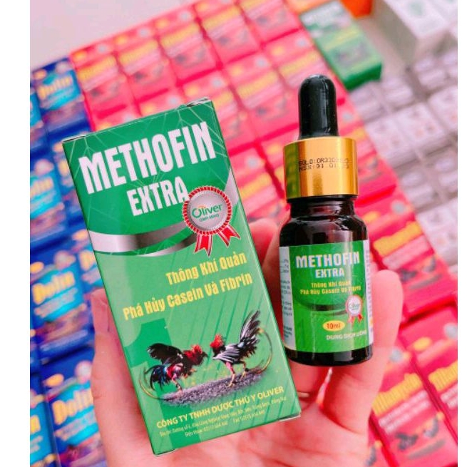 Methofin Extra 10ml gà thông khí quản, long đờm , tan đờm chăm sóc vật nuôi